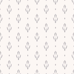 Ethnic white grey color wallpaper pattern. Vector small geometric ethnic abstract flower shape seamless pattern background. Use for fabric, textile, interior decoration elements, upholstery, wrapping.