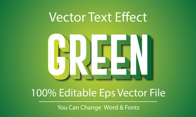 Text Effect Green