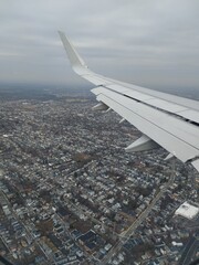 view from the plane