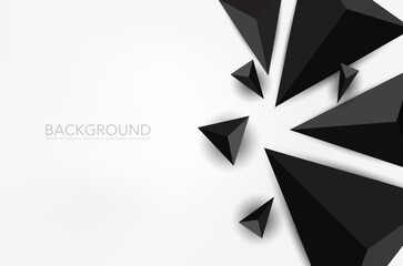 Technology background template modern geometric decor