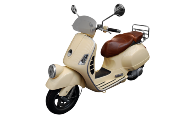 vintage scooter motorcycle transparent