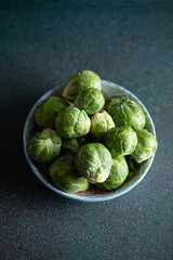 brussel sprouts in a bowl