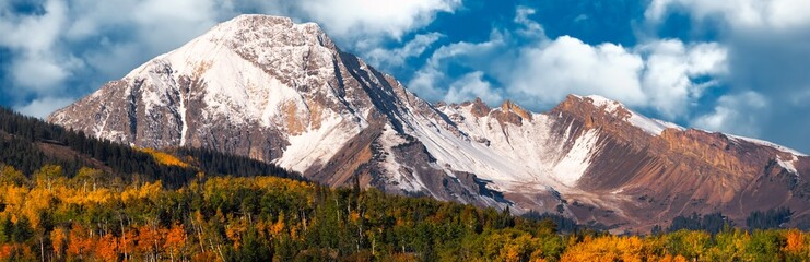 Colorado Rocky Mountains during the the fall season