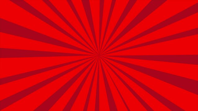 Radial Lines Pop Art Background