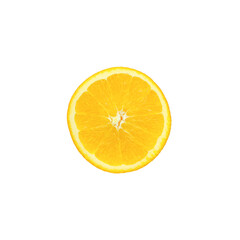 navel oranges on white background