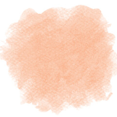 Orange Watercolor Paint Stain Background