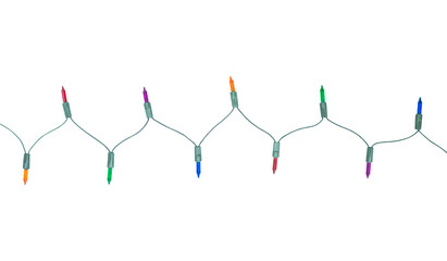 Naklejka premium Christmas lights