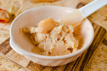 白花豆で作る白あん