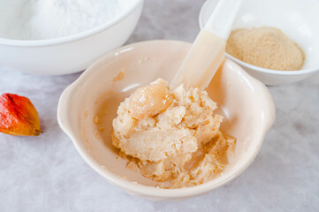 白花豆で作る白あん