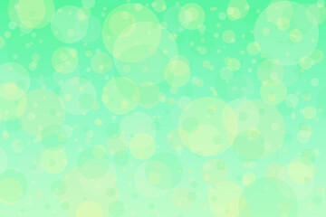 green gradient background with bokeh lights