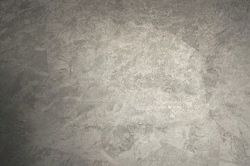Gray Wall With Decorative Plaster. Background Texture