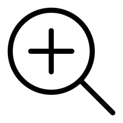 Obraz premium zoom in icon
