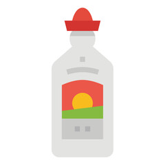 tequila flat icon