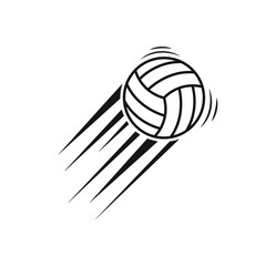 Volleyball ball icon. Sport ball symbol
