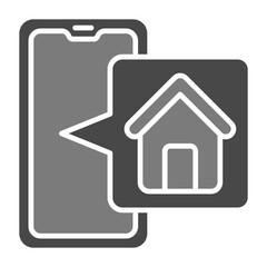 Home Greyscale Glyph Icon