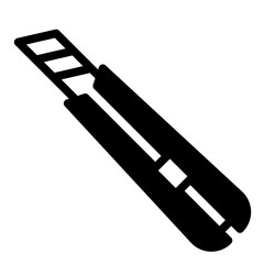 cutter glyph icon