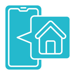 Home Multicolor Glyph Icon