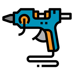 Glue Filled Outline icon