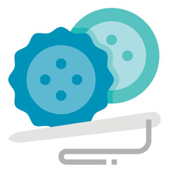 sewing flat icon