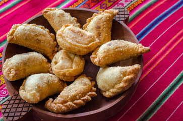 Fried Empanadas in Salta, Argentina.