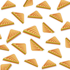 Sandwich pattern illustration 