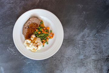 Meatloaf and Mashed Potatoes