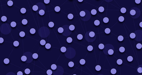 Modern global technology blue background for art banner design