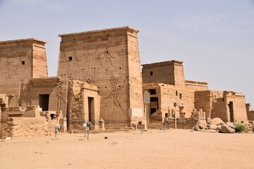 Templer Asuan,Egipt - obrazy, fototapety, plakaty