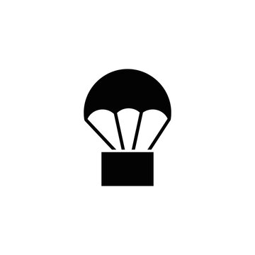 recommend clip art: Parachute icon trendy design template