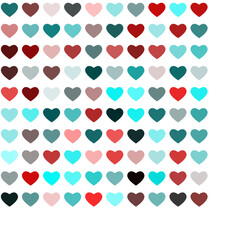 pattern with hearts
