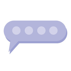 speech bubble message