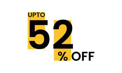 corporate 52 percent off vector, up to 52 percent off sale