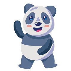 cute bear panda animal