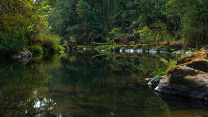Dorena Covered Bridge near Lane County, Oregon, United States	