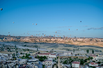 Obraz premium hot air balloons in cappadocia 