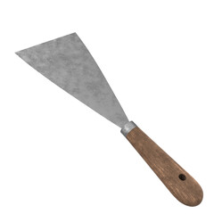 3d rendering illustration of a mason spatula
