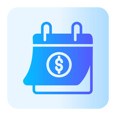 calendar gradient icon