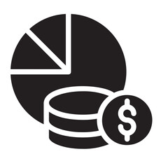 debt glyph icon