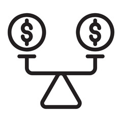balance line icon