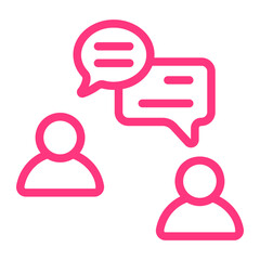 communication gradient icon