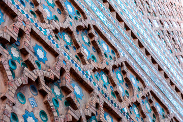 Detail from the Cathedral of the Savior or La Seo de Zaragoza, Spain