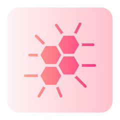 molecule gradient icon