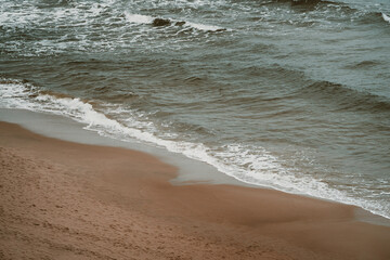 waves on the beach