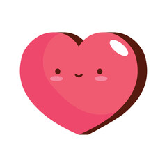 heart sticker retro style