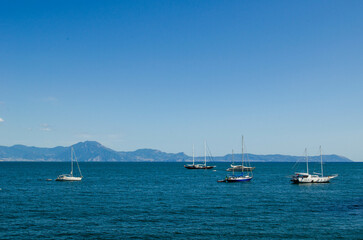 Fototapeta premium boats in the harbor