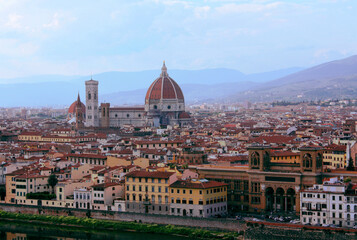 Fototapeta na wymiar The Cathedral of Santa Maria del Fiore, Florence