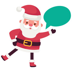 santa claus speaking