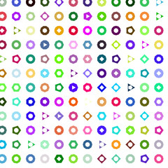 seamless pattern with colorful dots