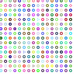 seamless pattern with colorful dots