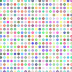 seamless pattern with colorful dots